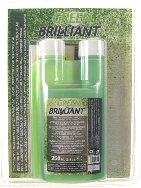 Errecom Green Brilliant 250 ml, UV-Lecksuchmittel für Klimaanlagen, Farbe grün