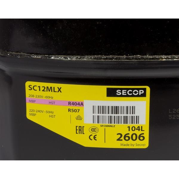 Verdichter SECOP / Danfoss SC12MLX, MBP - R404a/R507, 220-240V, 104L2606