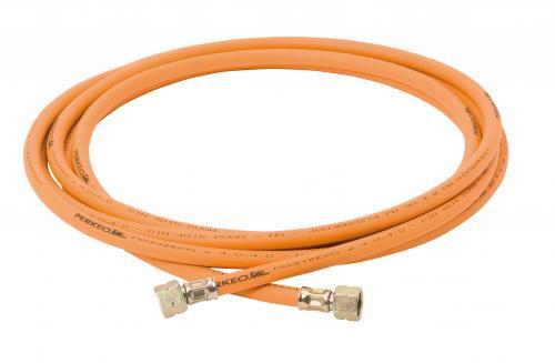 PERKEO Propan Hochdruckschlauch, G3/8" LH x G3/8" LH, 3m