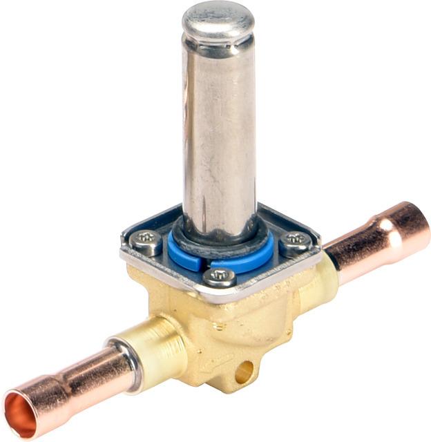 Magnetventil Danfoss EVR 15 NC, Lötanschlüsse 7/8" SAE, kv 2,60