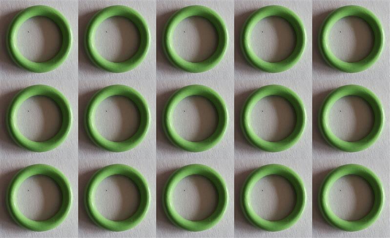 O-Ringe 10.77 x 2.62 mm Set (15 Stk) HNBR Gummi, für KFZ-Klimaanlagen R12 & R134a