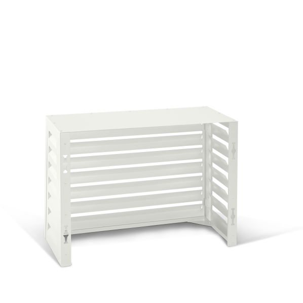 Evolar Klima- & Wärmepumpengehäuse Weiß Aluminium XS, 600x900x400 MM