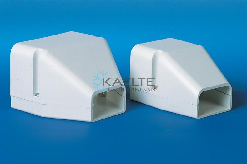 Airco-Duct Endkanalstück 70 mm - Weiß
