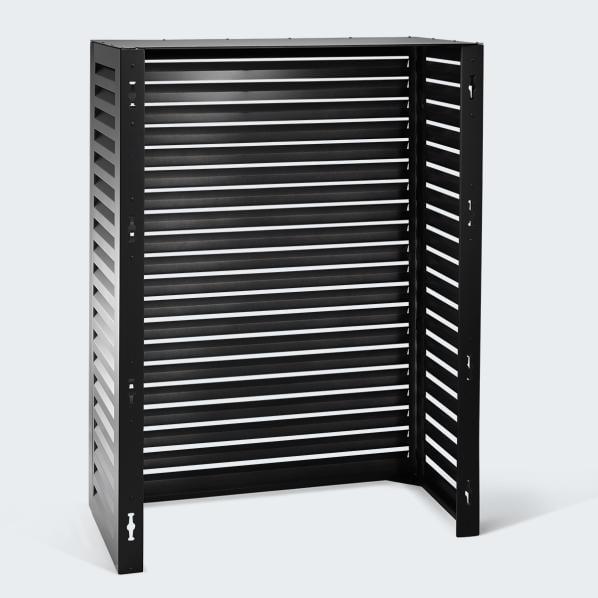 Evolar Klima- & Wärmepumpengehäuse Schwarz Aluminium Tower, 1600x1200x650 MM