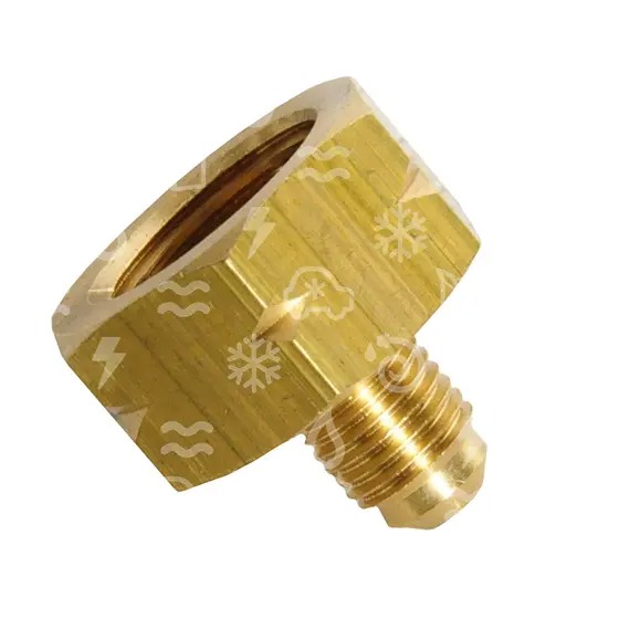 Adapter für Kältemittelflaschen 1/4" R290, R1234YF - LINKSGEWINDE, FÜR ROTE FLASCHEN
