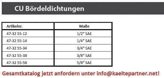 Kupferdichtung 1/2" SAE