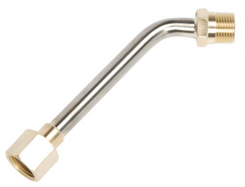 PERKEO Brenner-Anschlussrohr 300mm - 120°