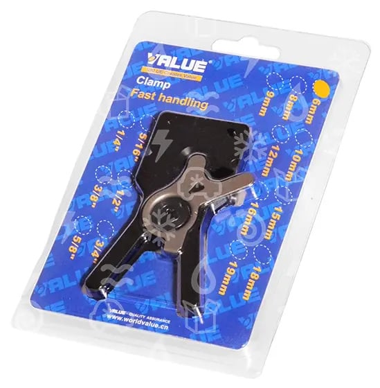 Klemme für Bördelwerkzeug Value VET-19Li, 10 mm