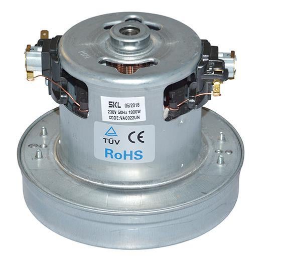 Staubsaugermotor, universell, 1800 W/230 V, SKL, VAC022UN, (D=130 mm, H=117 mm)