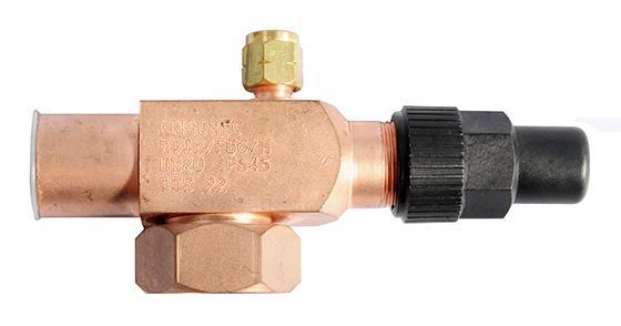 Rotalockventil, 1 Anschluss: 1.1/4" - 22 mm ODS, Frigomec