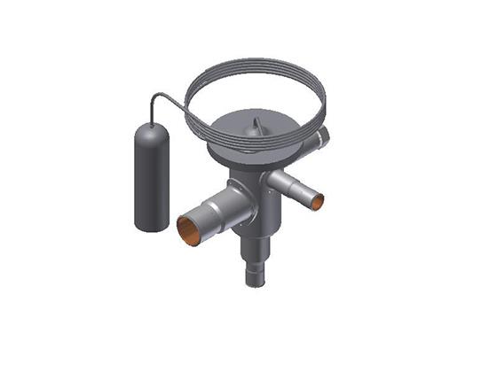 Thermostatisches Expansionsventil Danfoss TUBE - 4, R404A/R507, Leistung 2,0 kW