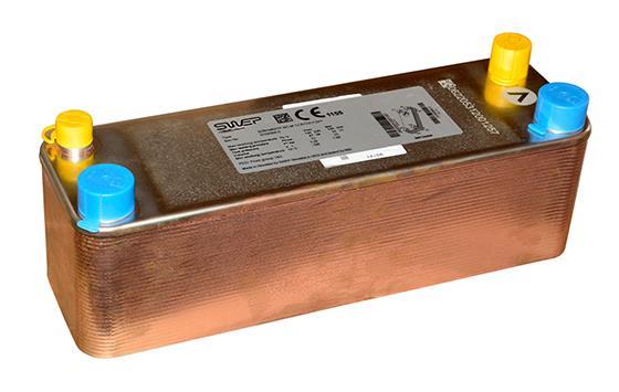 Plattenwärmetauscher SWEP, B26Hx60/1P-SC-M 12.8+22U+2x1"
