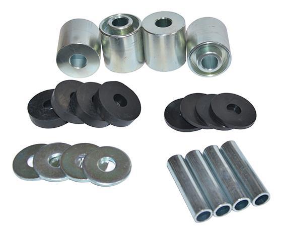 Schwingungsdämpfer Set für Verdichteren Copeland ZR 94 - 190, ZP 90 - 182, 8615308, Höhe 33 mm