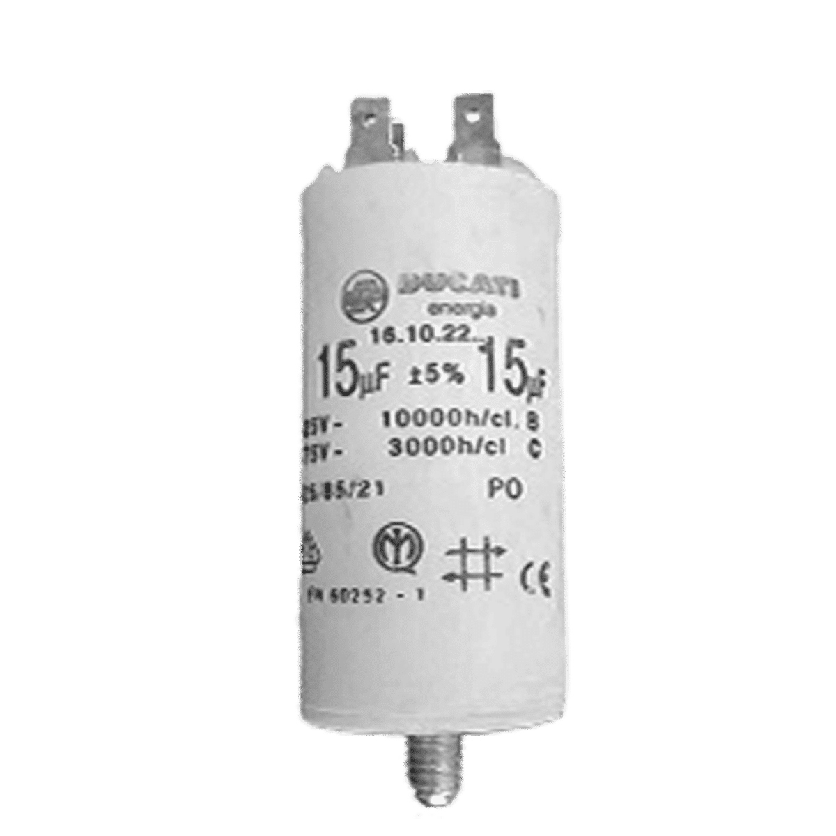 Betriebskondensator 15uF/450V