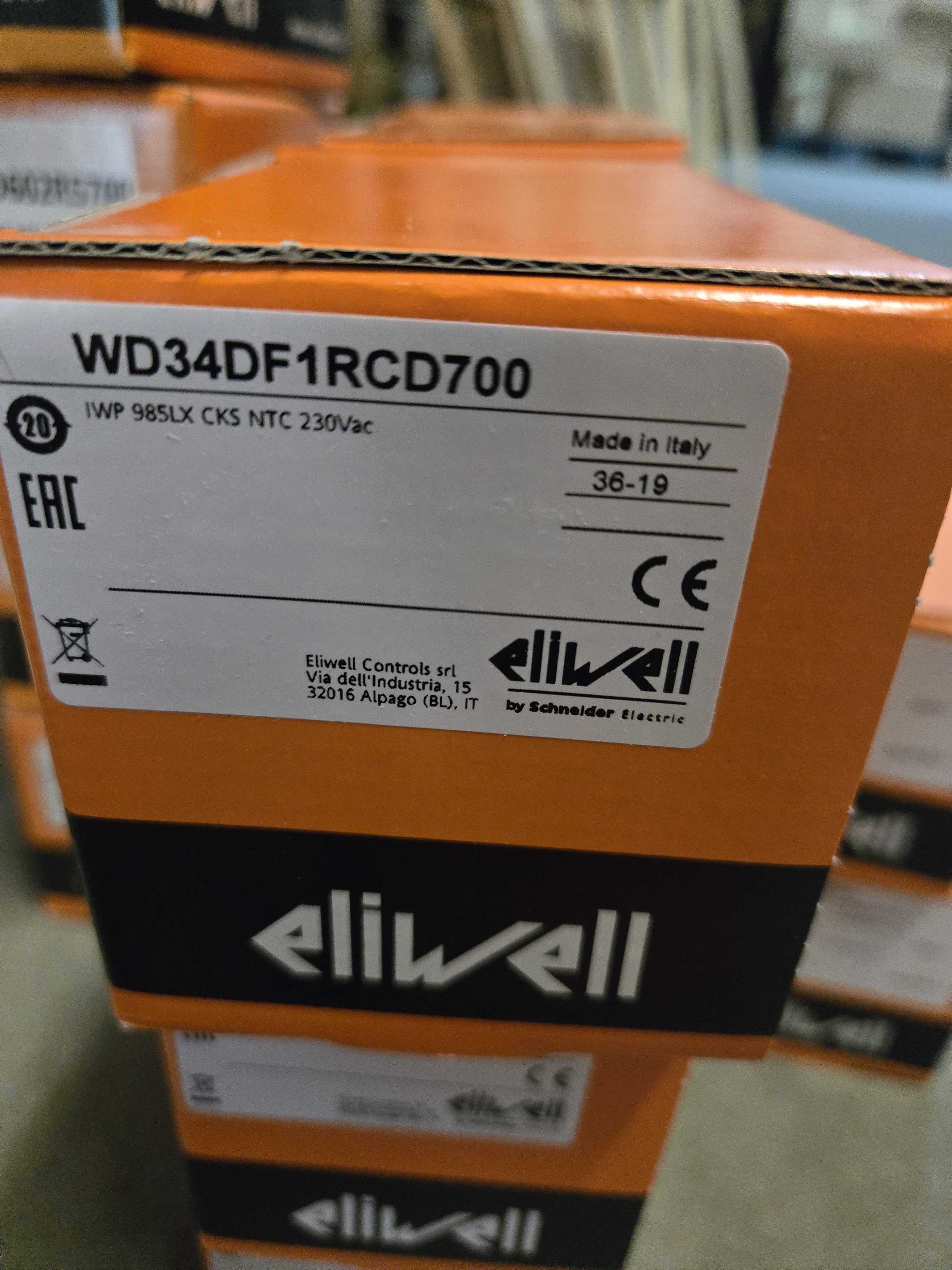 Eliwell Kühlstellenregler IWP 985 LX, WD34DF1RCD700, 3x NTC (PTC) , 230V