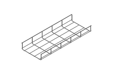 Trayco MTL60-100-3EG Gitterrinne leicht - galvanisch verzinkt-L=3M,H=60MM,B=100MM