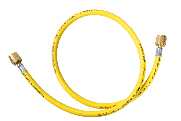 Refco 4687411 Spezial Absaug- und Füllschlauch HCL6-60-Y-N-3/8x1/4 gelb 60"/150cm
