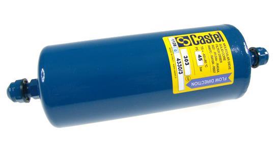 Filtertrockner CASTEL 4341/5S, 415S, 5/8" ODS, Lötanschluss- nicht lieferbar, ersetzt durch DF341-5S