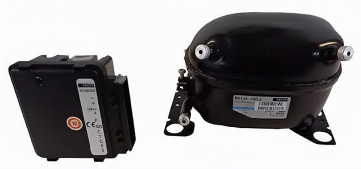 SECOP / Danfoss Verdichter BD1.4F-VSD.2, R134a, LBP/MBP/HBP 12/24V DC / 100-240V AC 50/60 Hz