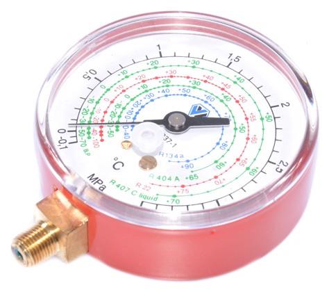 Hochdruckmanometer - trocken WIGAM, 60 mm, R22, R134a, R404A, R407C