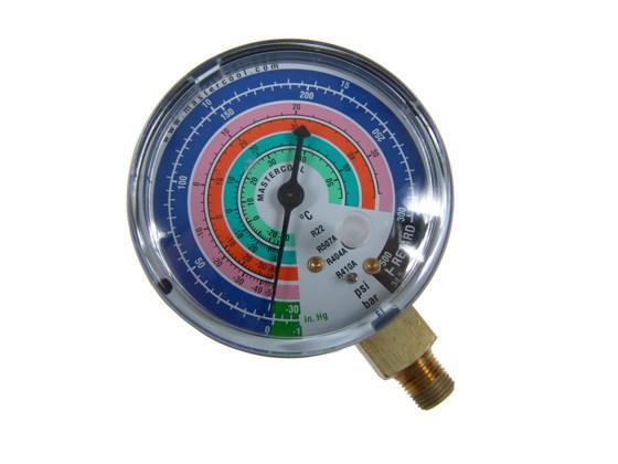 Ersatz Manometer LP Niederdruck 63mm - R410A, R404A, R507A, R22