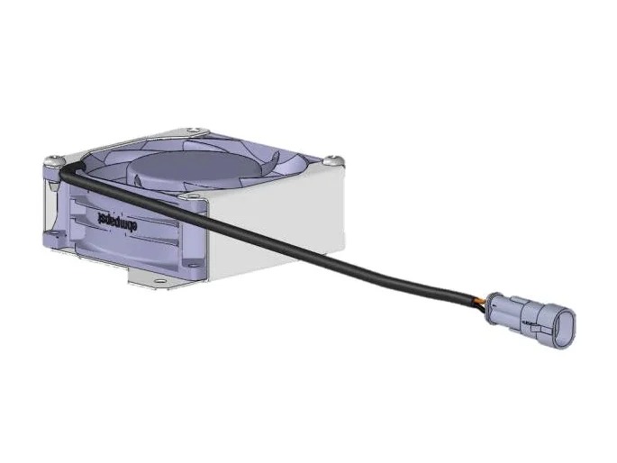 Kelvion Küba Lüftereinheit mit Adapterplatte 100923780, Ersatzteil für FM-09..FX32