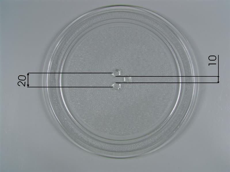 Glasteller für Mikrowellen - Model H - Ø 305 mm, LG