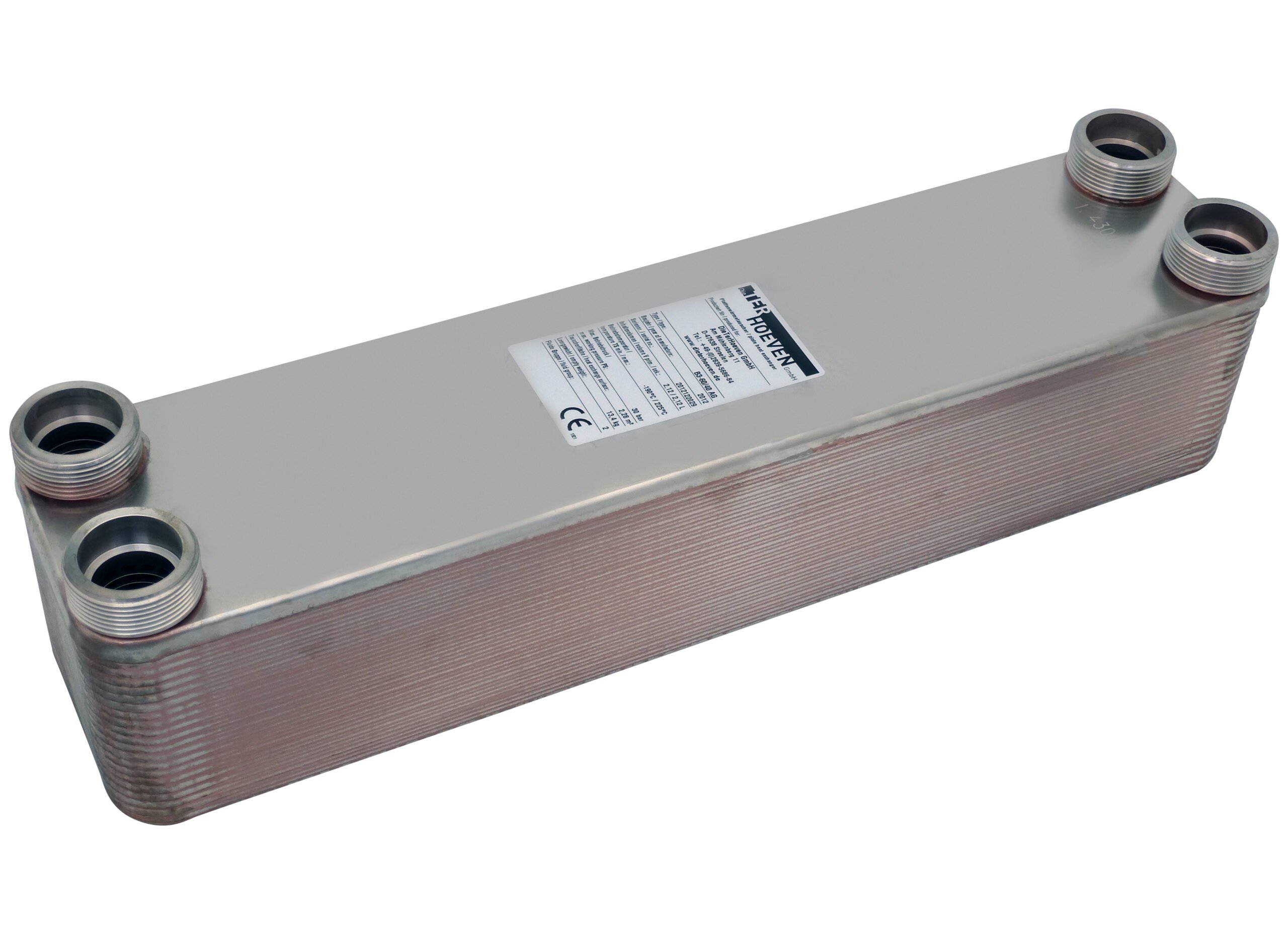 Plattenwärmetauscher DTH-60-40 4x1 1/2" AG