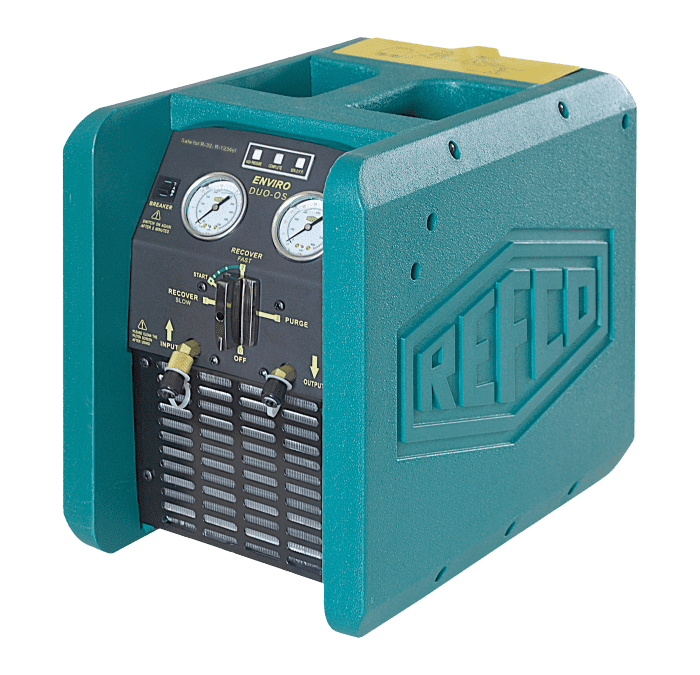 Refco 4687035 Absauggerät mit Ölabscheider 2 Kolben ENVIRO-DUO-OS 220/240 V 50/60Hz