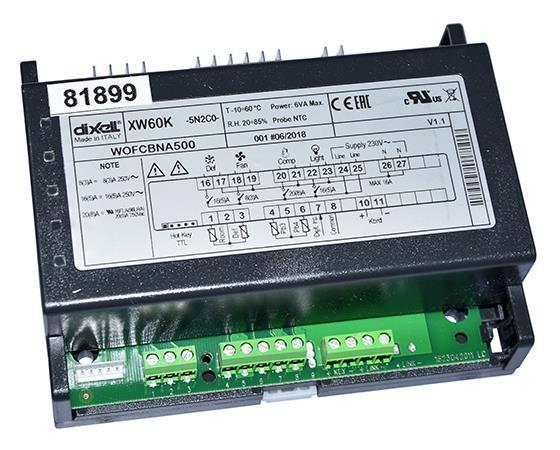 Elektronischer Regler Dixell / Copeland XW 60 K - 5N2C0 - DIN-Schienenmontage