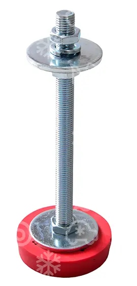 Vibrationsdämpfer Silenblocks - Satz, d = 85 mm x H = 20 mm, M16 mm, Thermoplast, SOLECO JD8616