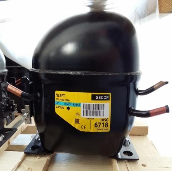 Verdichter SECOP / Danfoss NL7FT, LBP - R134a, 220-240V, 50Hz, 105G6718