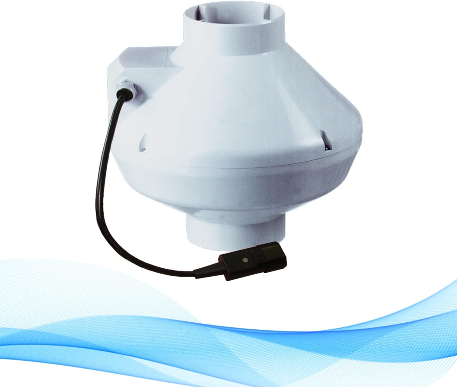 Lüfter, Ventilator, Küchenlüfter, Weiß, Kabelanschluss