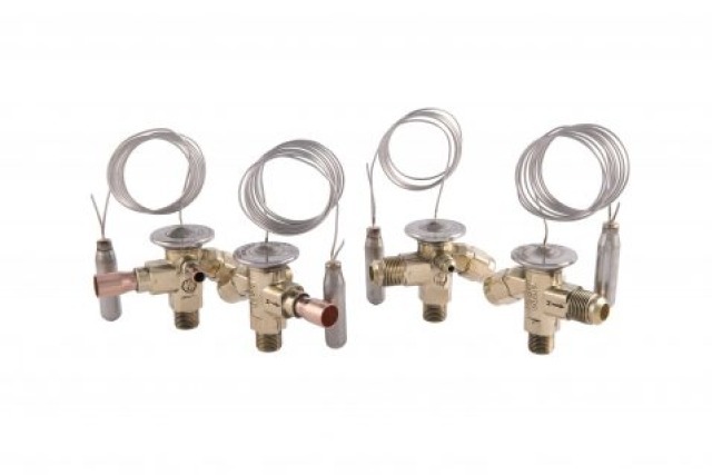 Castel 2220/M12SE thermostatisches Expansionsventil R404A/R507, –40°C/+10°C, 34 bar, 12 mm ODS, Externer Equalizer, 6 mm ODS