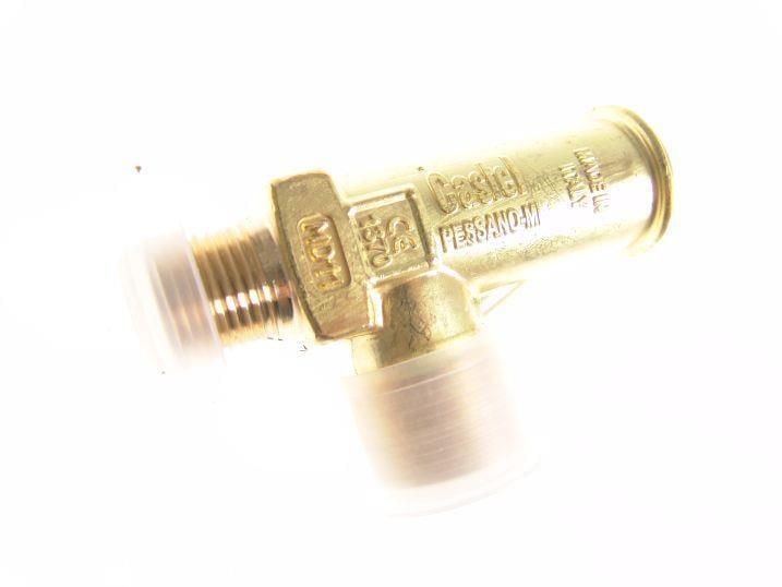 Sicherheitsventil Castel 3060/46C280, 1/2" NPT - 3/4" G, 28 bar