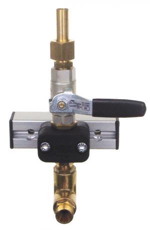 PERKEO Entnahmestellenkonsole für 3x Entnahmestellen Druckminderer, 3x G3/8" LH