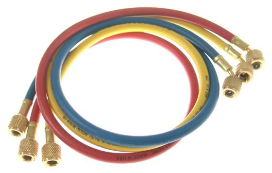 Füllschlauchsatz MASTERCOOL 3 x 0,9 m, 1/4" SAE, 40336