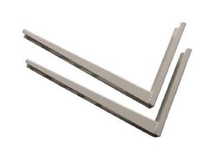 Wandkonsole L = 520 mm, H = 420 mm, Traglast 140 kg, Weiß