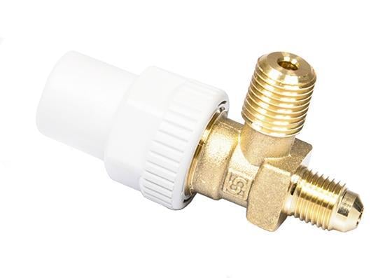 Membranventil CASTEL 6120/22, 1/4" SAE, 1/4" NPT, Kv 0,44