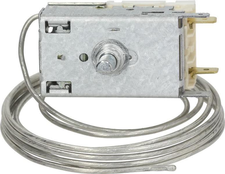 THERMOSTAT RANCO K50B-S3508, 2 Kontakte 6A 250V Kapillarrohr 1500 mm halbmondförmiger Stift ø 6 x 4,6 mm, Alternative für Atea A01 0781 Ranco K50 L3430