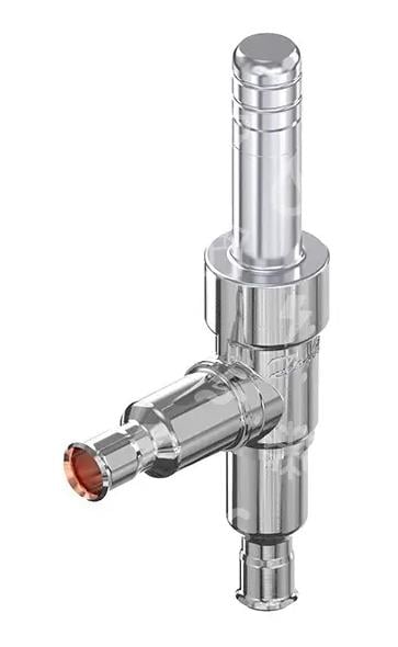 Magnetventil Danfoss EVUL 3, R744 / CO2, NC, Winkel 1/4" ODF