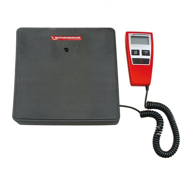 Kältemittelwaage 120kg, mehr als 80 Kältemittel, ROSCALE 120 , Rothenberger R17300416