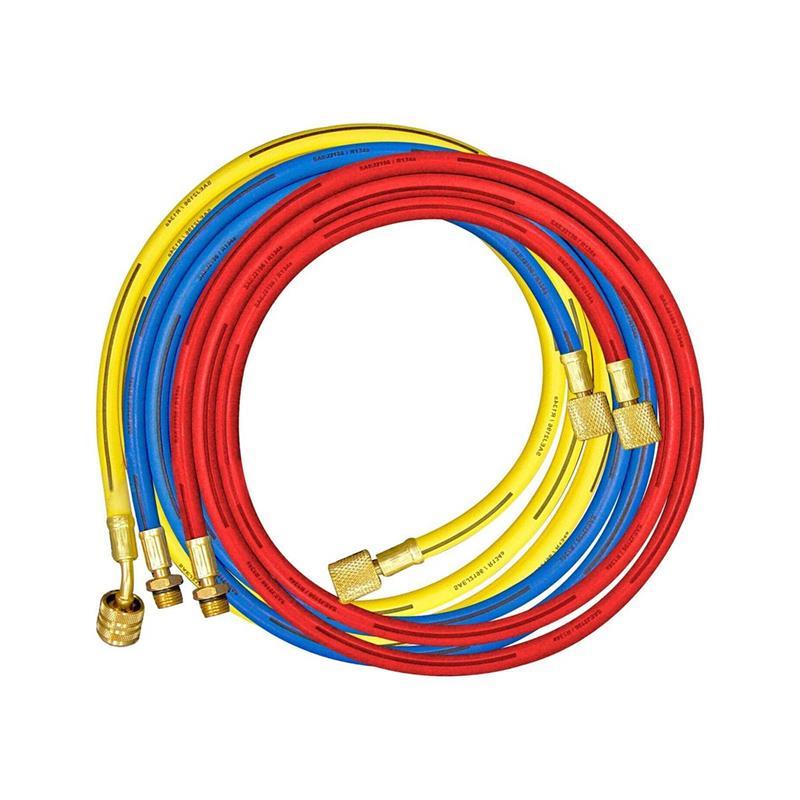Füllschlauch R134, L 180cm gelb 1/2"ACME ohne Absperrventil