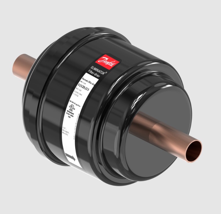 Filtertrockner Danfoss DML 032S, 1/4" ODS, Lötanschlüsse, 023Z504891 (kupferbeschichtete Stahlanschlüsse)