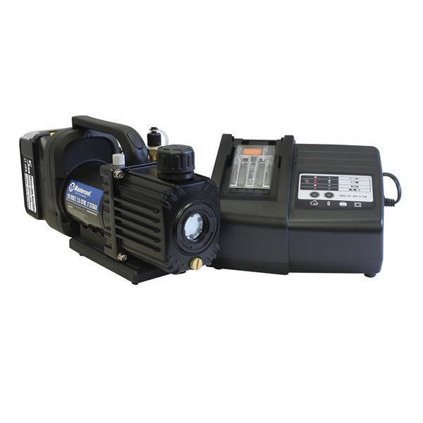2-stufige Vakuumpumpe Set 18V kabellos, 1.5 CFM, Mastercool 90058-AUT