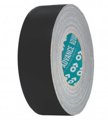 Advance Gewebeklebeband AT160 200585, wasserdicht, 50 mm breit, 50 m, schwarz