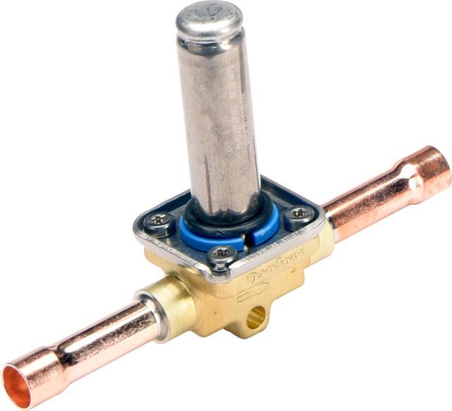 Magnetventil Danfoss EVR 3 NC, Löt 6 mm ODF, kv 0,27
