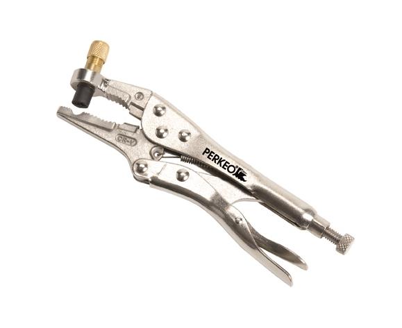 PERKEO Einstech-Gripzange 1/4" SAE (7/16" UNF) für Rohre 6-22mm / 1/4"- 7/8"