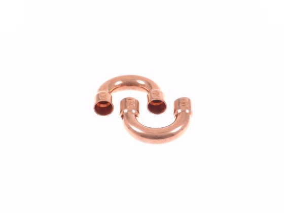 Cu-Bogen 180 ° weiblich/weiblich 8 mm