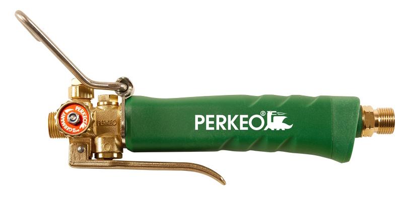 PERKEO ergonomischer Sparautomatik-Griffstück mit anmontiertem Aufstellfuß
